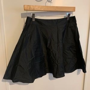 Miu Miu Black Polyester/Silk Mini Skirt Sz40